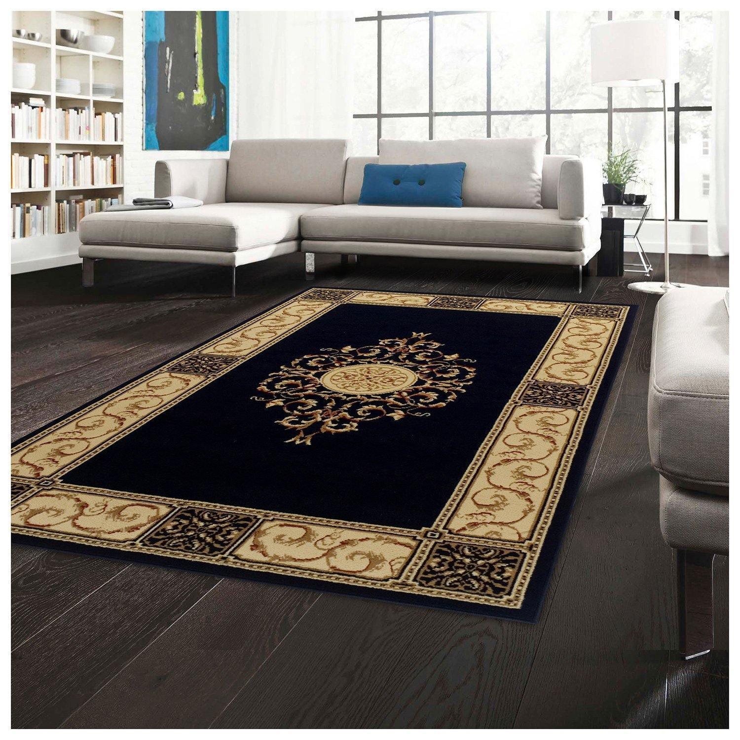 Elegant Vintage Ornamental Medallion Rug FredCo
