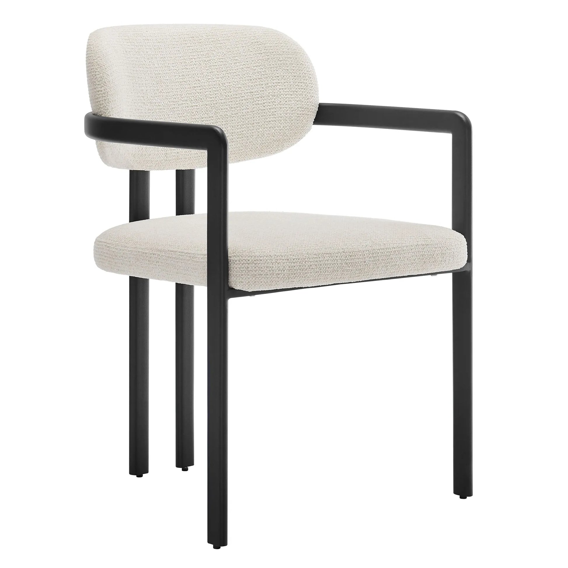 Elio Barrel Fabric and Metal Dining Chair by Modway EEI-7229 FredCo