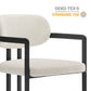 Elio Barrel Fabric and Metal Dining Chair by Modway EEI-7229 FredCo
