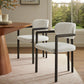 Elio Barrel Fabric and Metal Dining Chair by Modway EEI-7229 FredCo