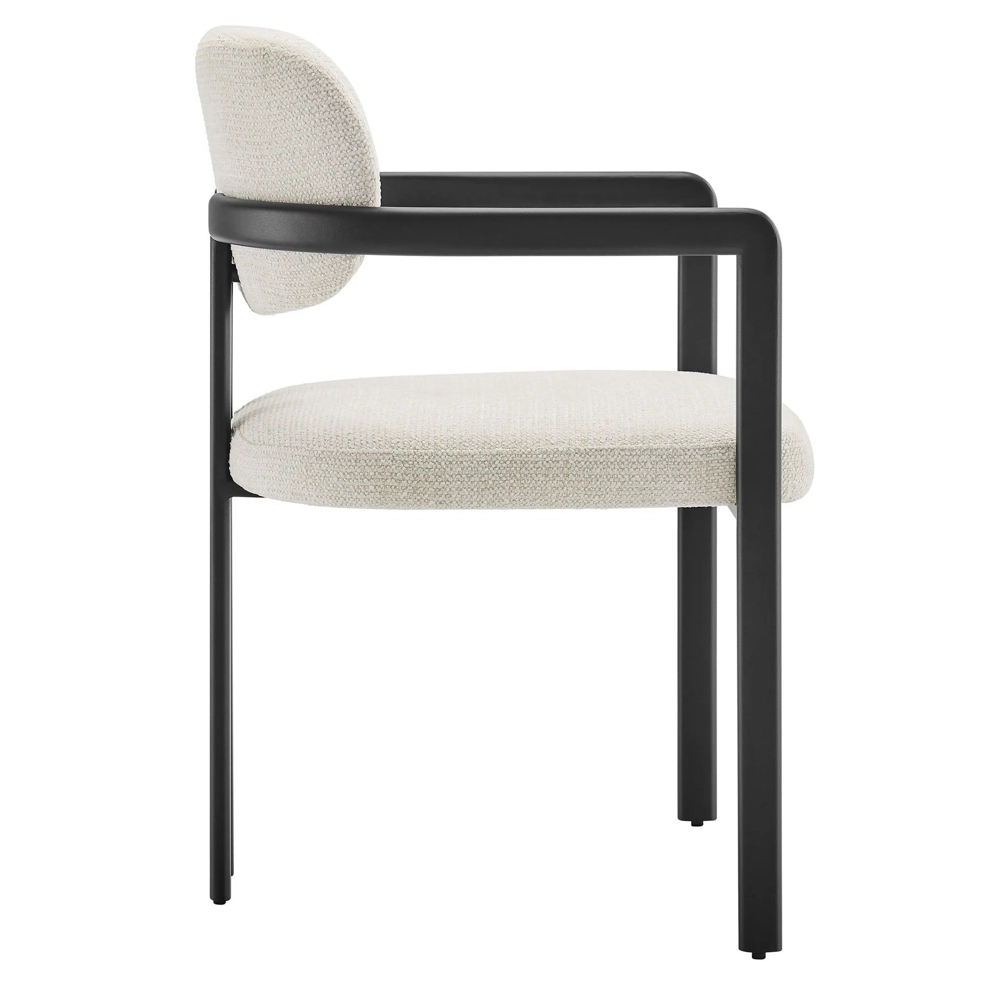 Elio Barrel Fabric and Metal Dining Chair by Modway EEI-7229 FredCo