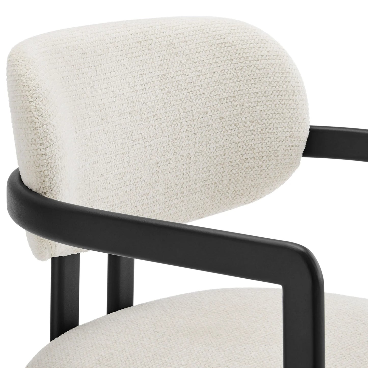 Elio Barrel Fabric and Metal Dining Chair by Modway EEI-7229 FredCo