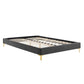 Elise Full Performance Velvet Platform Bed, MOD-6880 FredCo