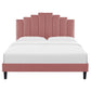 Elise Twin Performance Velvet Platform Bed, MOD-6876 FredCo