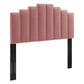 Elise Twin Performance Velvet Platform Bed, MOD-6879 FredCo