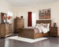 Elk Grove Storage Bedroom Set Vintage Bourbon Coaster Queen, 4 Piece FredCo