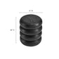 Ellery Round Stacked Wood Side Table by Modway FredCo