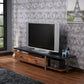 Elling Walnut & Black Finish TV Stand FredCo
