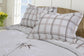 Elmwood 100% Cotton Reversible Embroidered Bamboo Duvet Cover Set FredCo