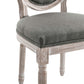 Emanate Vintage French Upholstered Fabric Dining Side Chair, EEI-4667 FredCo