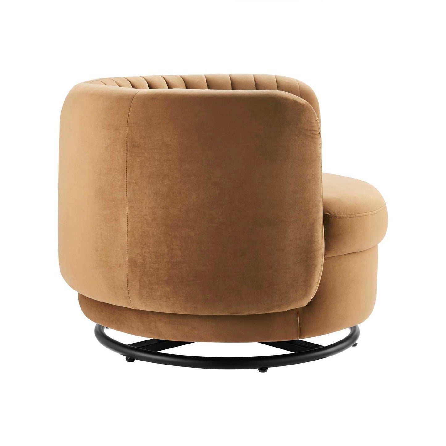 Embrace Tufted Performance Velvet Swivel Chair, EEI-4998 FredCo