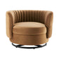 Embrace Tufted Performance Velvet Swivel Chair, EEI-4998 FredCo