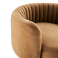 Embrace Tufted Performance Velvet Swivel Chair, EEI-4998 FredCo