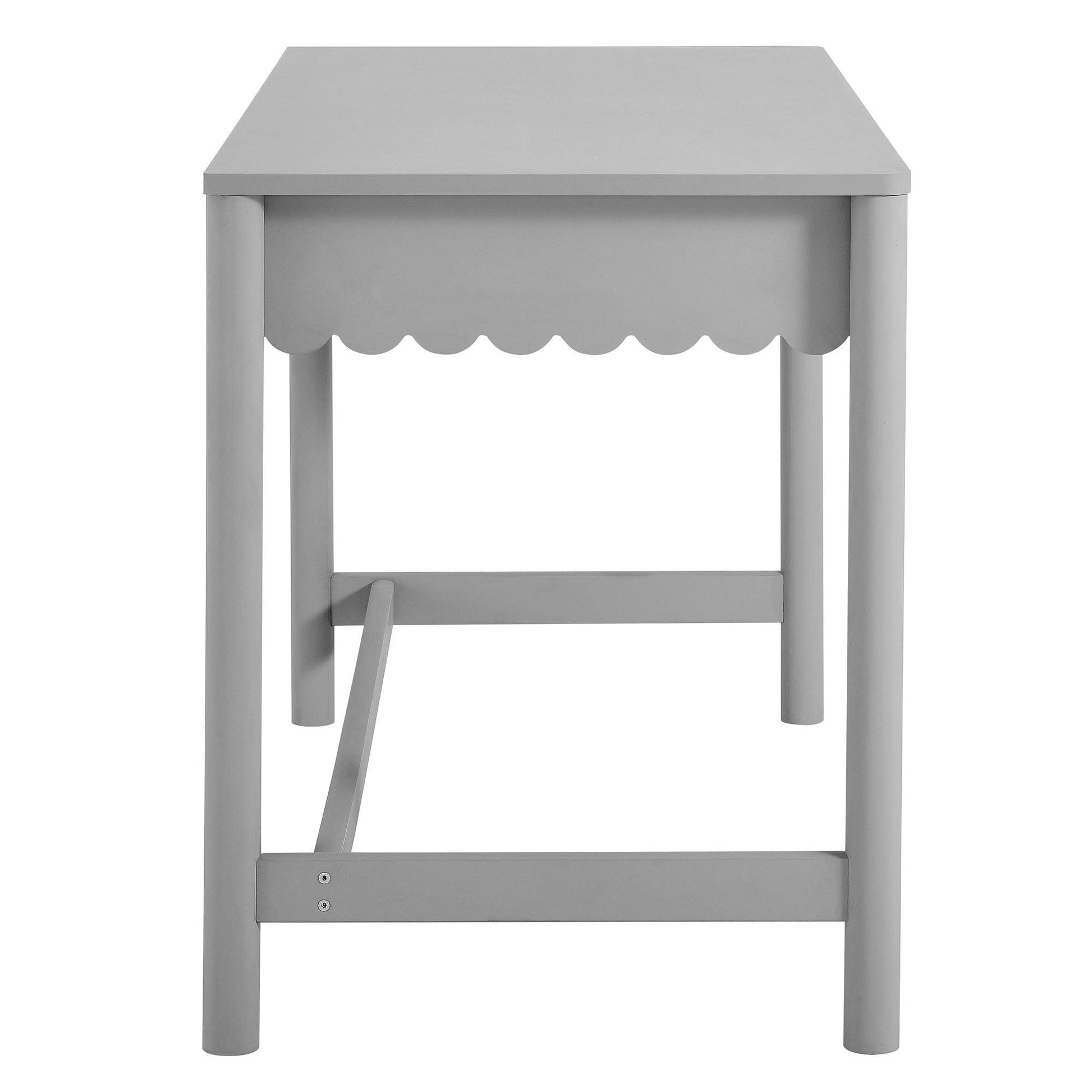 Emmeline 1-Drawer Scallop Writing Desk by Modway FredCo