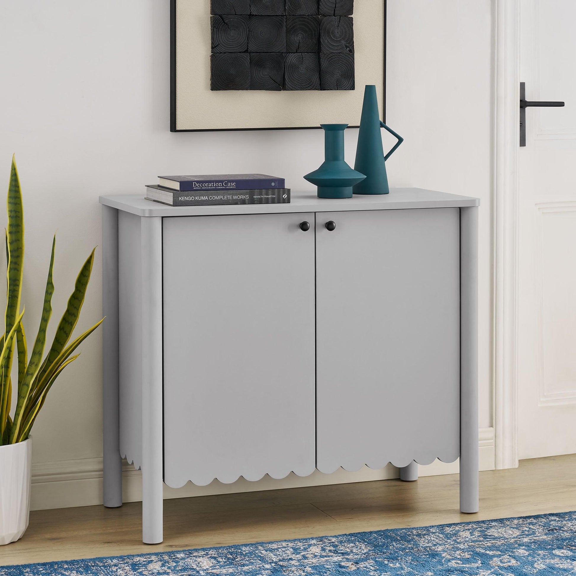 Emmeline 35" 2-Door Scalloped Sideboard Cabinet by Modway FredCo