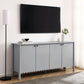Emmeline 66" 4-Door Scalloped Sideboard Cabinet by Modway FredCo