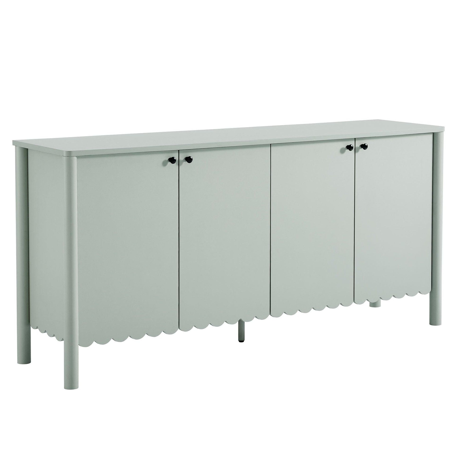 Emmeline 66" 4-Door Scalloped Sideboard Cabinet by Modway FredCo