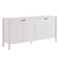 Emmeline 66" 4-Door Scalloped Sideboard Cabinet by Modway FredCo