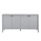 Emmeline 66" 4-Door Scalloped Sideboard Cabinet by Modway FredCo