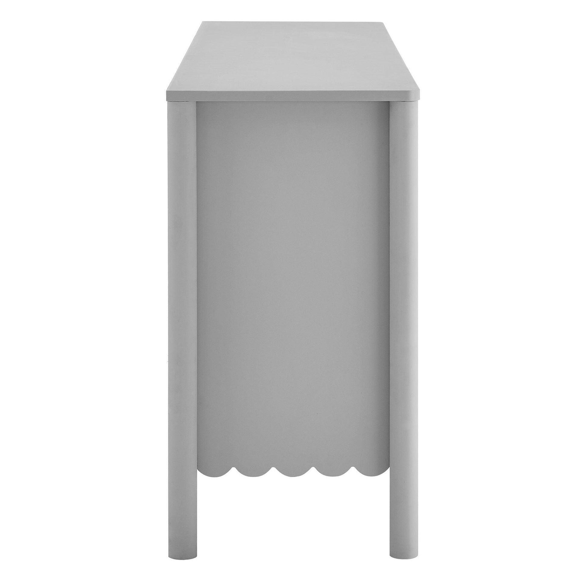 Emmeline 66" 4-Door Scalloped Sideboard Cabinet by Modway FredCo