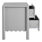 Emmeline Scalloped 2-Drawer Nightstand by Modway FredCo