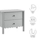 Emmeline Scalloped 2-Drawer Nightstand by Modway FredCo