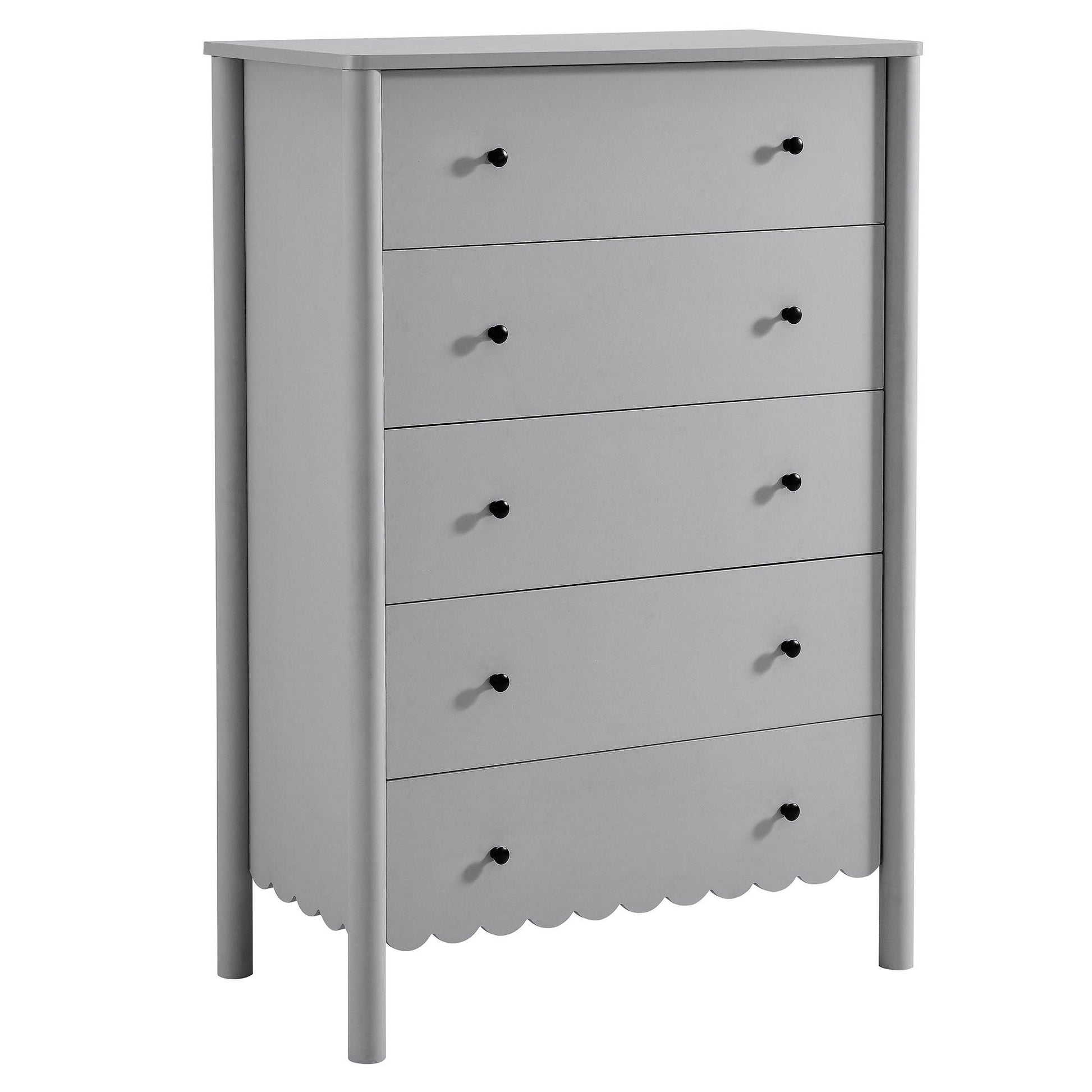 Emmeline Scalloped 5-Drawer Chest by Modway FredCo