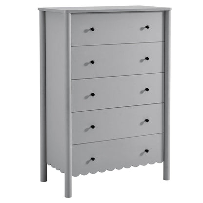 Emmeline Scalloped 5-Drawer Chest by Modway FredCo