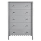 Emmeline Scalloped 5-Drawer Chest by Modway FredCo