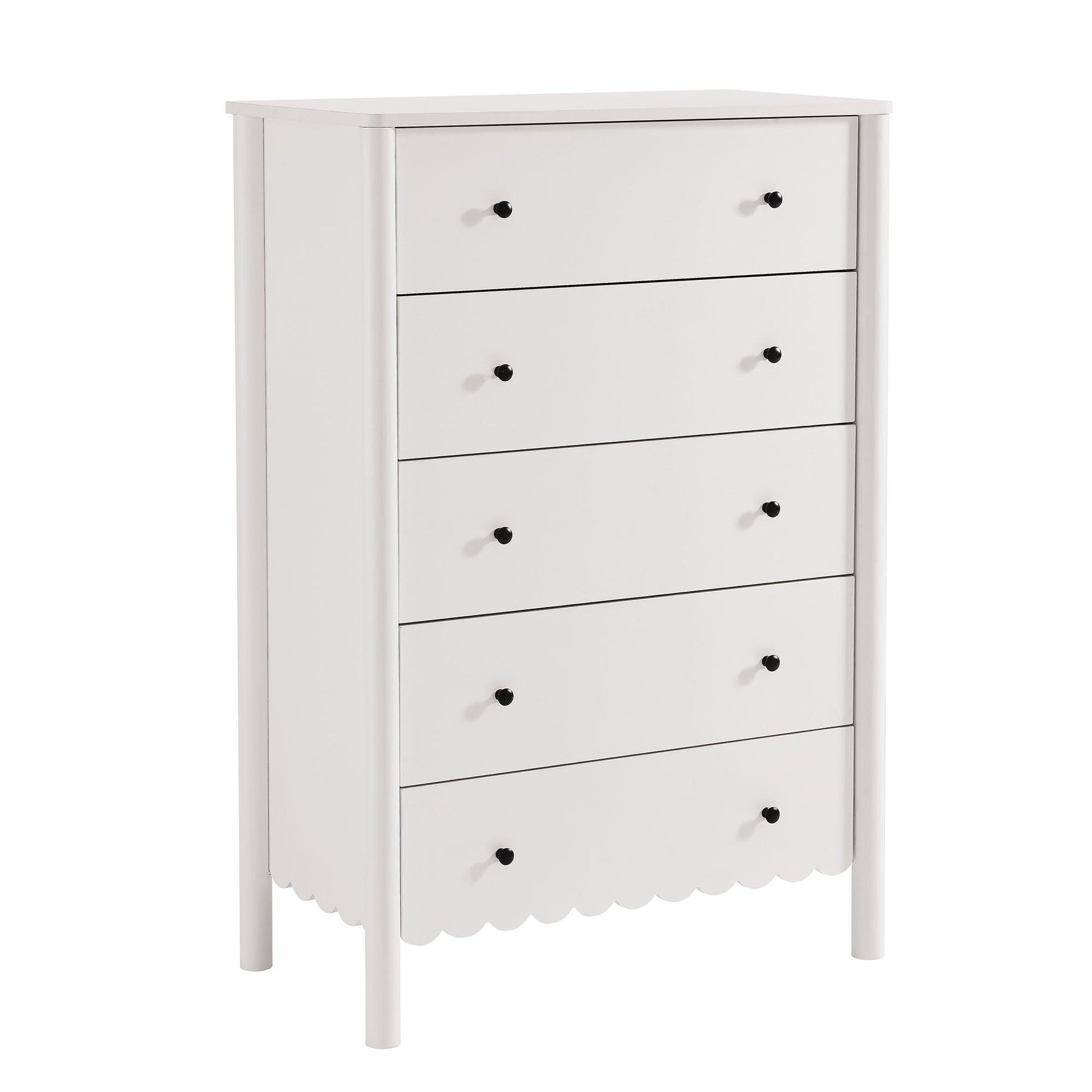 Emmeline Scalloped 5-Drawer Chest by Modway FredCo