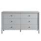 Emmeline Scalloped 6-Drawer Dresser by Modway FredCo