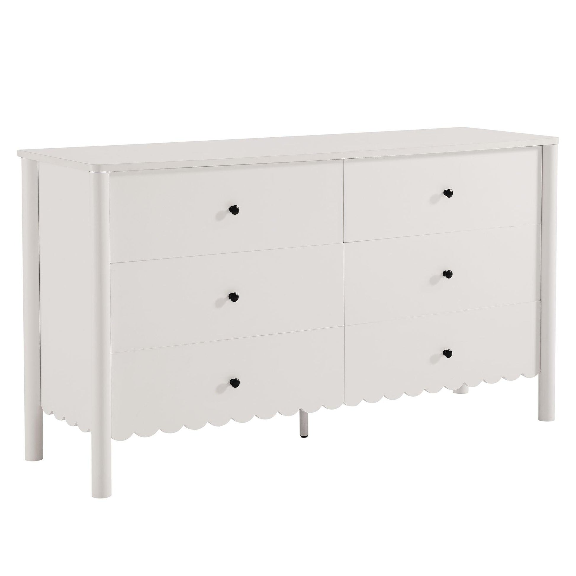 Emmeline Scalloped 6-Drawer Dresser by Modway FredCo