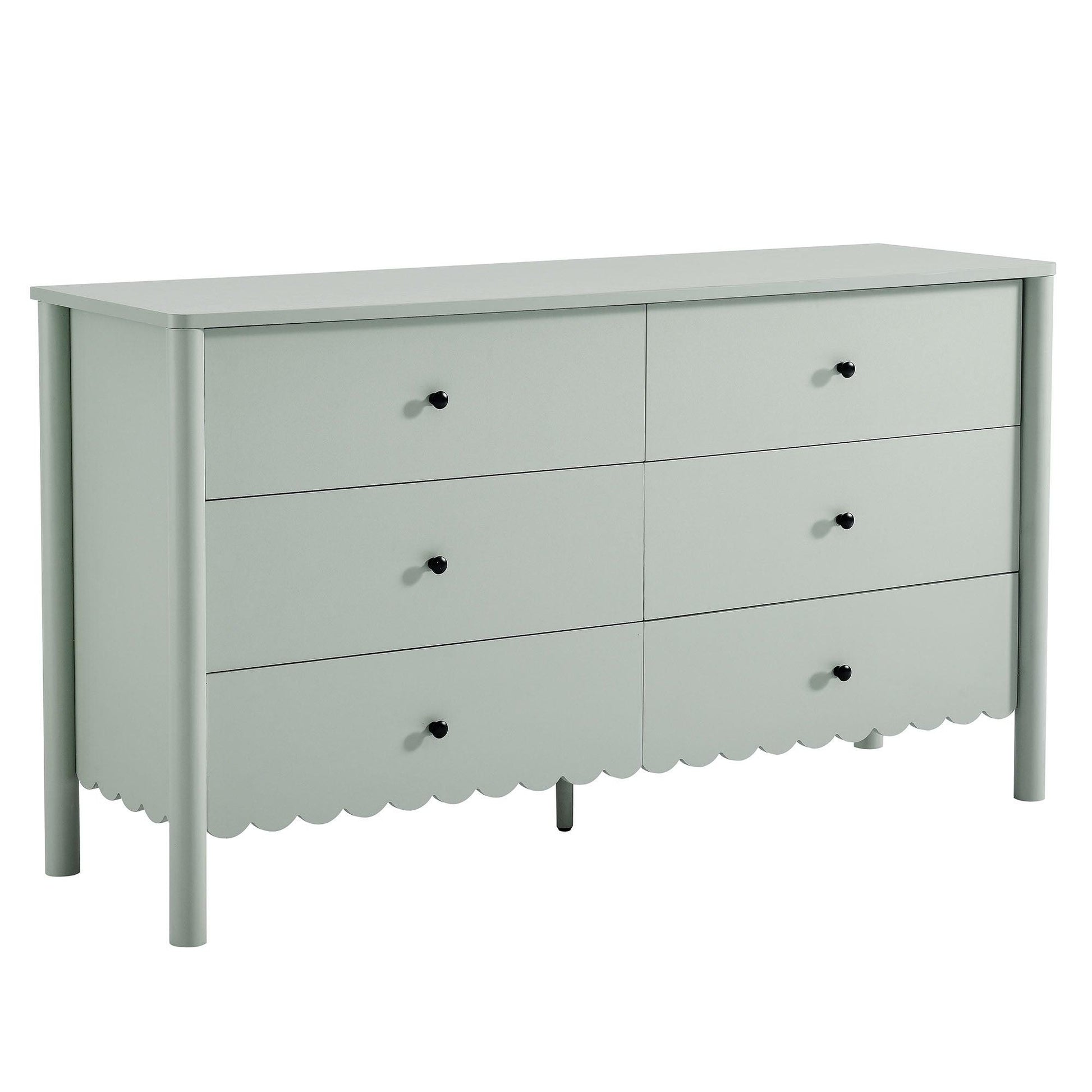 Emmeline Scalloped 6-Drawer Dresser by Modway FredCo