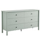 Emmeline Scalloped 6-Drawer Dresser by Modway FredCo