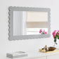 Emmeline Scalloped Rectangle Wall Mirror by Modway FredCo