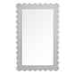 Emmeline Scalloped Rectangle Wall Mirror by Modway FredCo