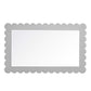 Emmeline Scalloped Rectangle Wall Mirror by Modway FredCo