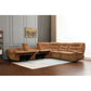 Emmy Orange Chenille Power Motion Sectional Sofa FredCo