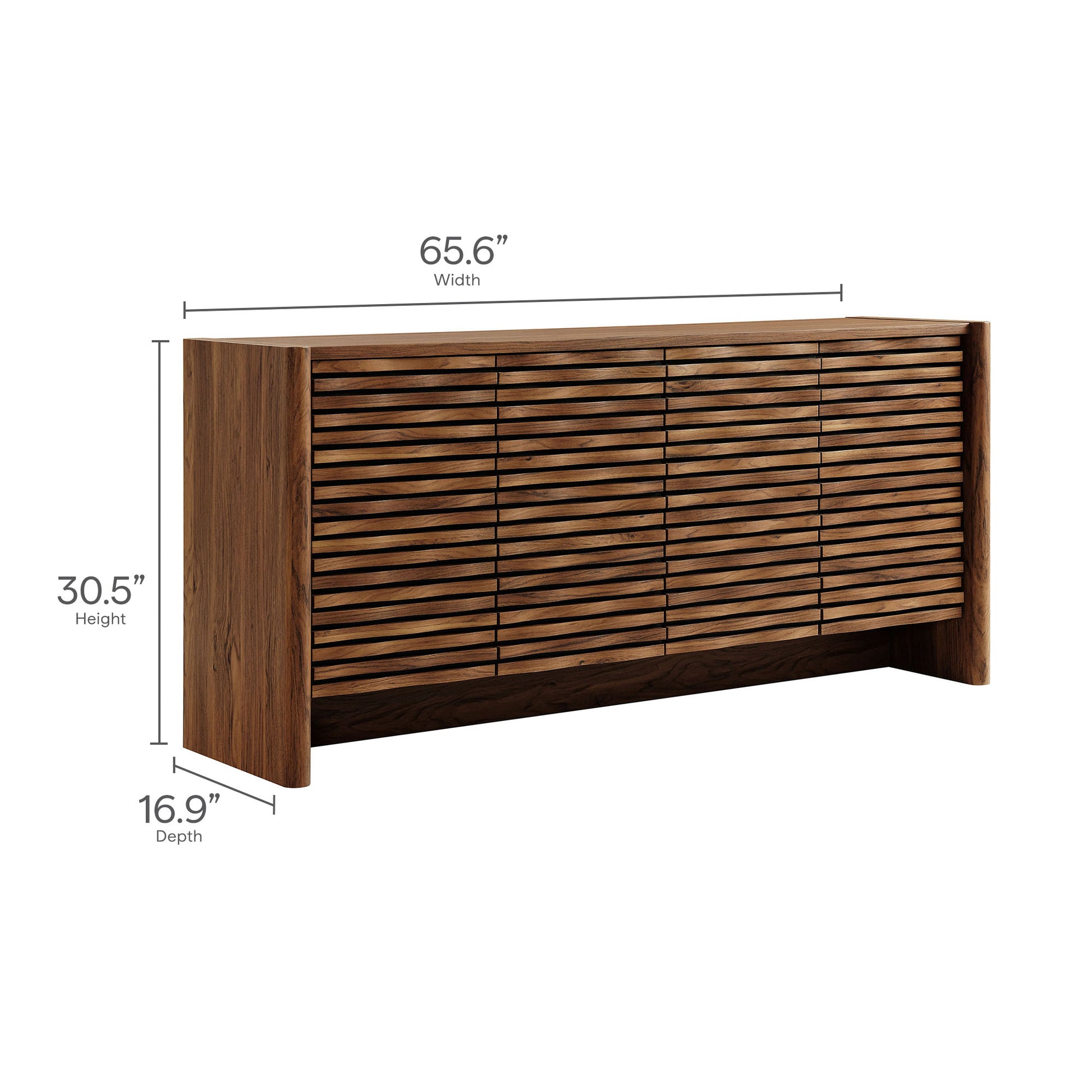 Emric Wave 66" 4-Door Sideboard by Modway EEI-7346 FredCo