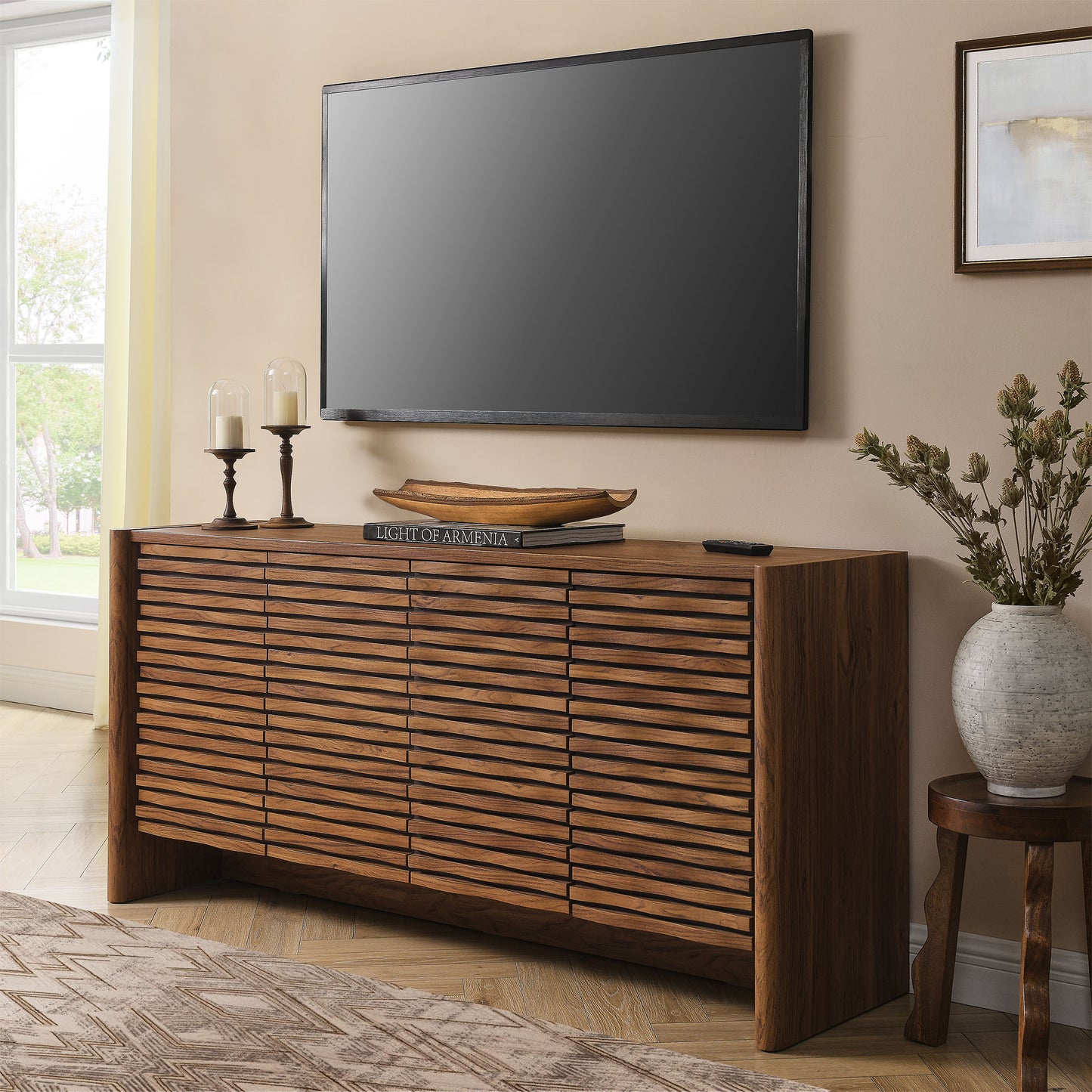Emric Wave 66" 4-Door Sideboard by Modway EEI-7346 FredCo