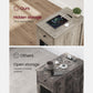 End Table with USB Ports and Outlets FredCo