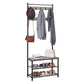 Entryway Coat Rack with Shoe Storage FredCo