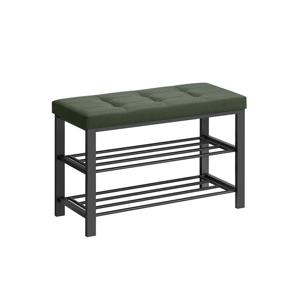 Entryway Shoe Storage Bench with Cushion FredCo