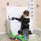 Entryway Storage Chest Bench White FredCo
