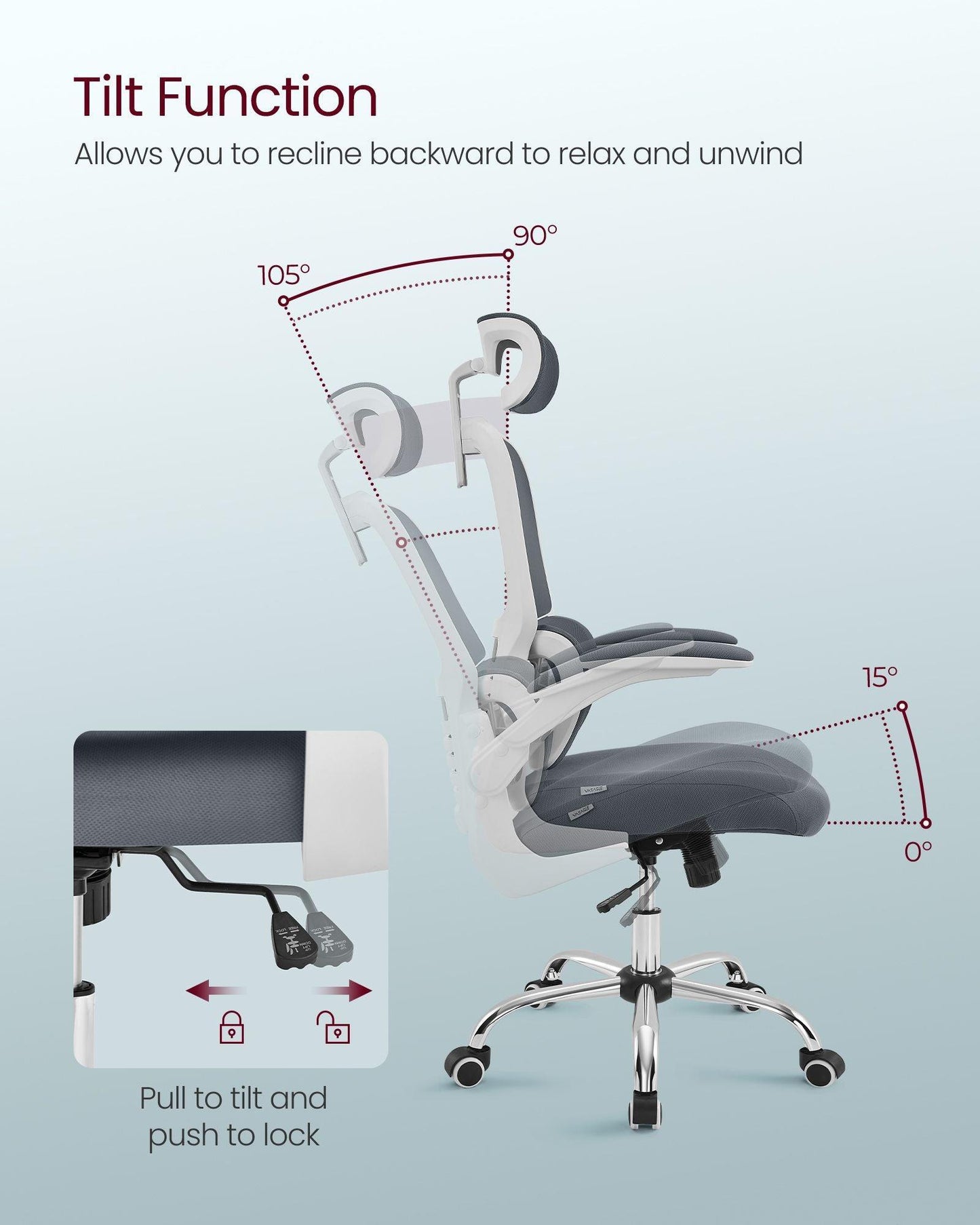Ergonomic Design High Back Desk Chair FredCo
