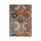 Evaline Outdoor Non-Slip Floral Medallion Patio Rug FredCo