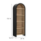 Evie Arched Narrow Bookcase Display Cabinet by Modway EEI-7201 FredCo