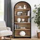 Evie Arched Wide Bookcase Display Cabinet by Modway EEI-7202 FredCo