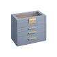 ewelry Box with Glass Lid, 4-Layer Jewelry Organizer FredCo