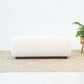 Kelvin Ivory Boucle Bench FredCo